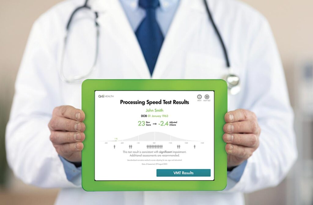 Cognitive Assessment - Processing Speed Results